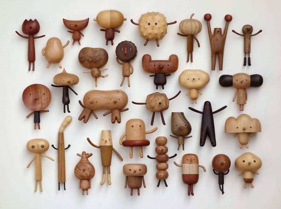 wooden toy figures