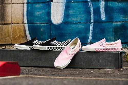 Exclusive Pack of Checkered Vans Slip-Ons