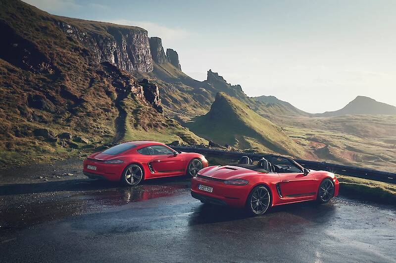Porsche 2019 718 Cayman T & 718 Boxster T
