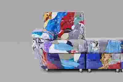 Balenciaga x Harry Nuriev Discarded Clothing Sofa