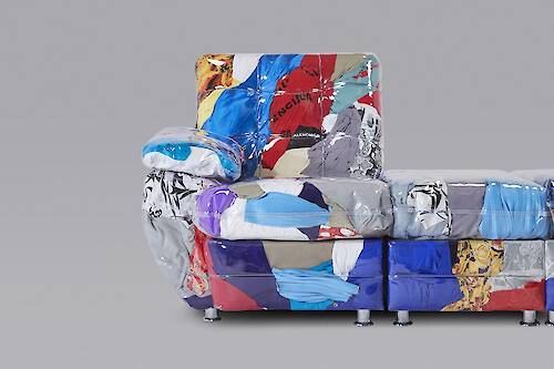Balenciaga x Harry Nuriev Discarded Clothing Sofa