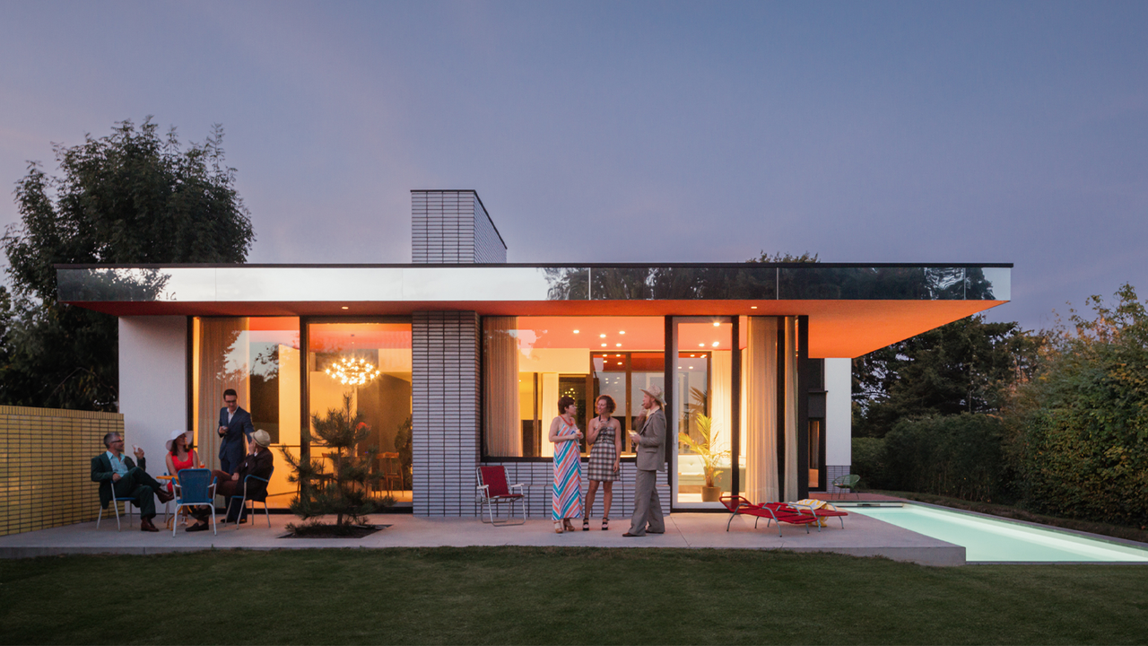 A former artist’s home in Belgium is redesigned with a retro-cool aesthetic