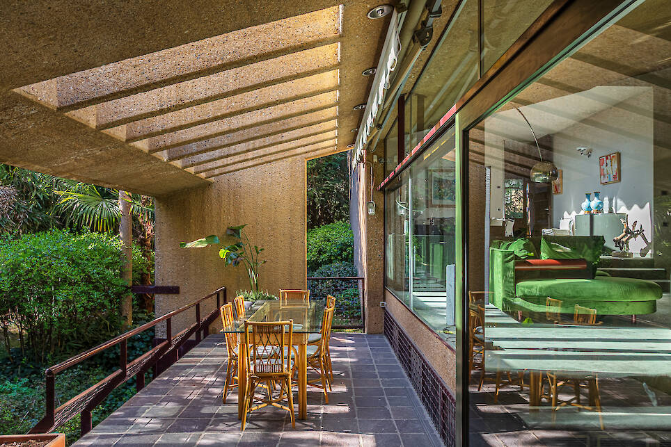 A 1970s Italian brutalist villa outside Milan