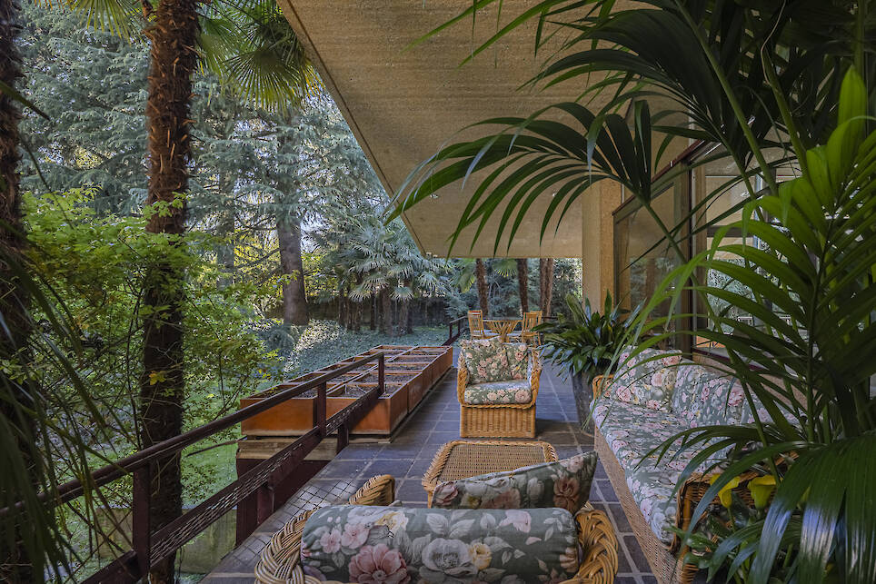 A 1970s Italian brutalist villa outside Milan