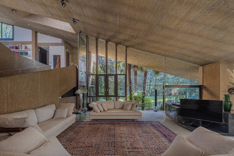 A 1970s Italian brutalist villa outside Milan
