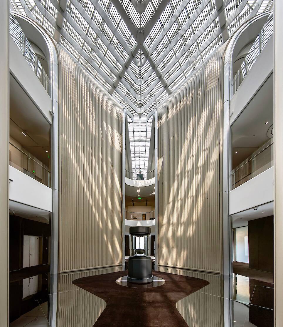 Foster + Partners lines Shanghai art gallery with tubular glass