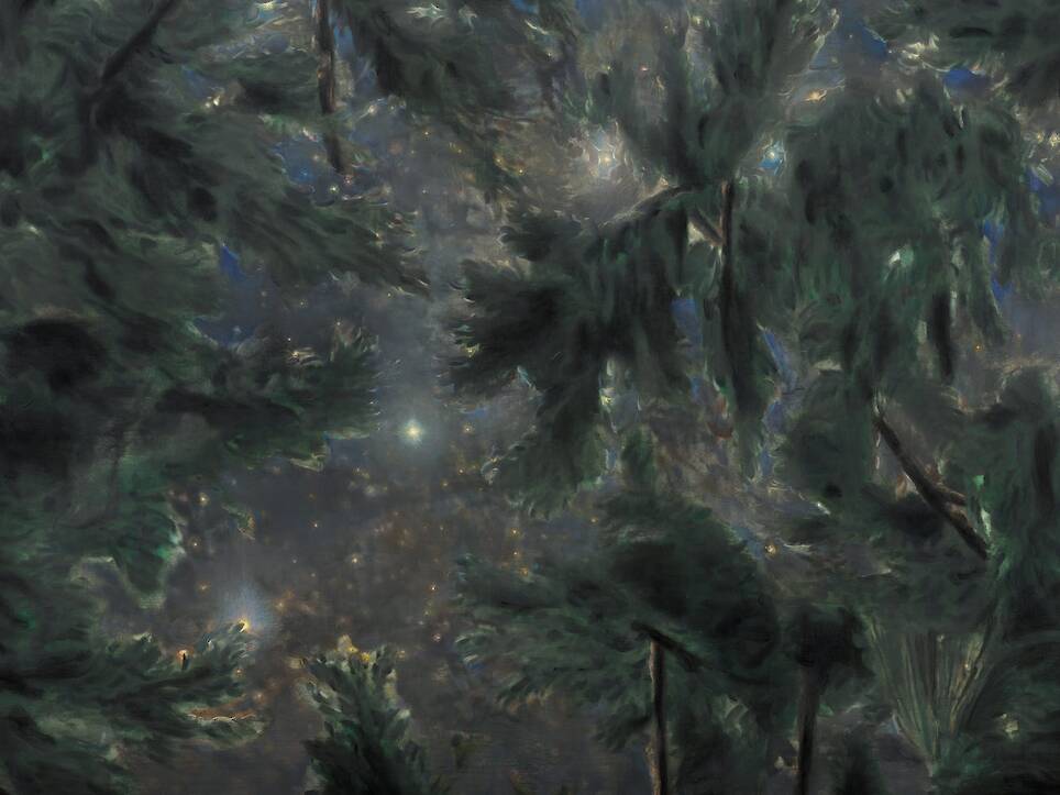 Matte Marble Dust Glimmers Across Marin Majic’s Enigmatic Scenes