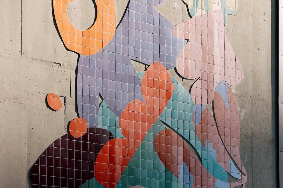 In Guadalajara, a Ceramic Tile Mural Mimics a Sun-Drenched Ecosystem
