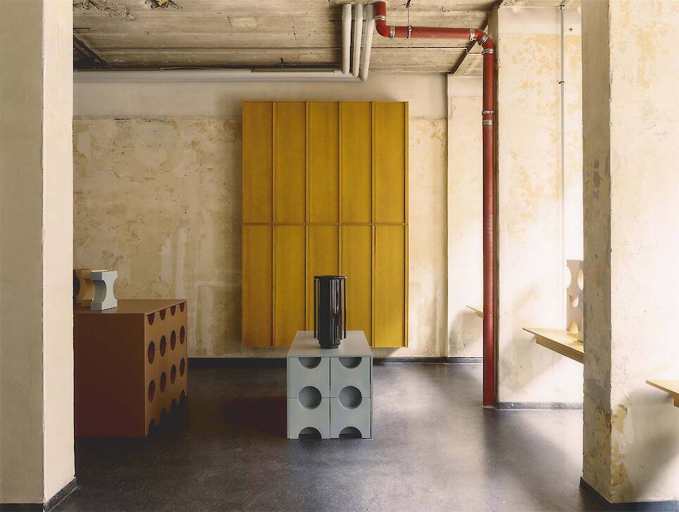 Note Design Studio Turns-Two Dimensional Mutina Tiles into Geometric Bricks