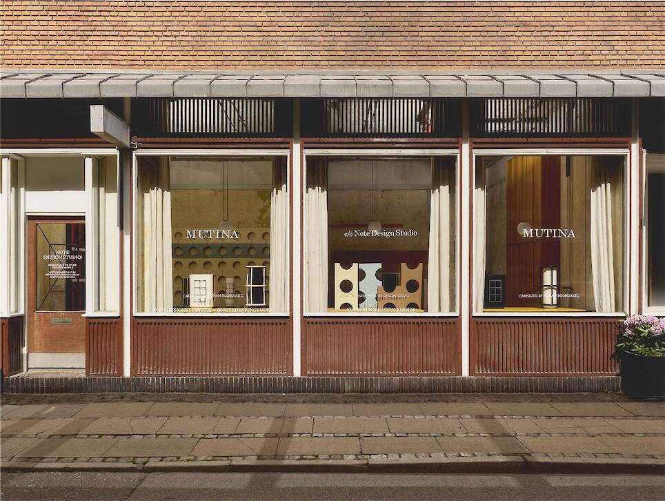 Note Design Studio Turns-Two Dimensional Mutina Tiles into Geometric Bricks