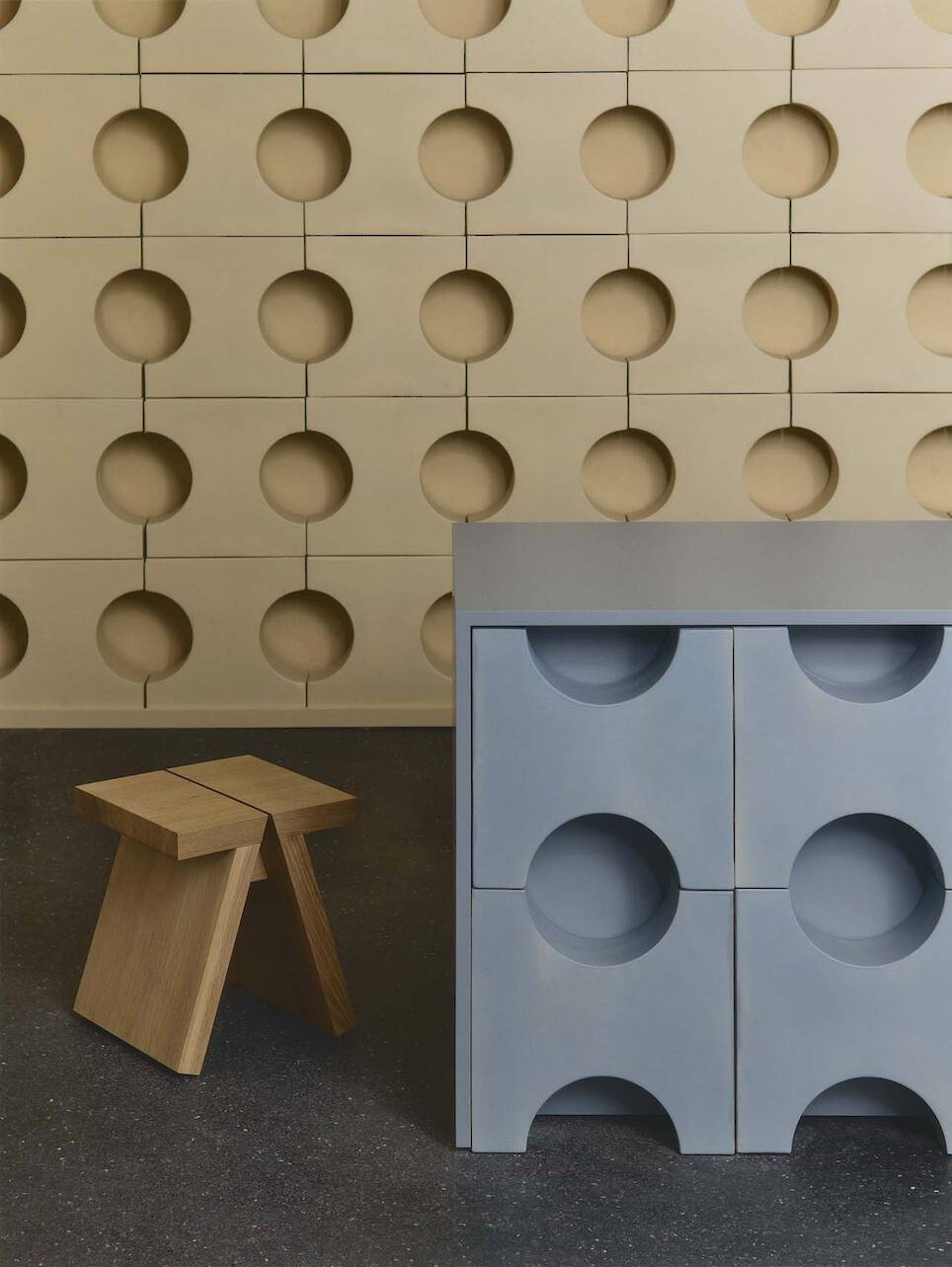Note Design Studio Turns-Two Dimensional Mutina Tiles into Geometric Bricks
