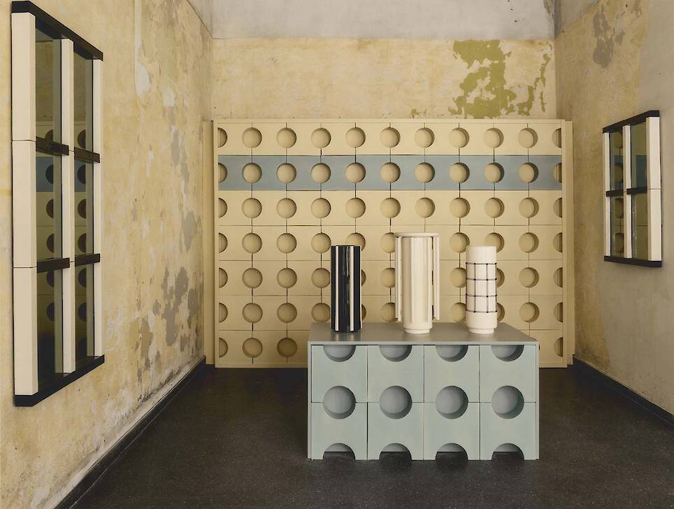 Note Design Studio Turns-Two Dimensional Mutina Tiles into Geometric Bricks