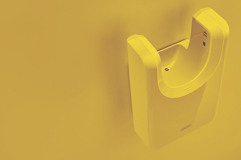 Mediclinics’ u-flow hand dryer merges ergonomics with unlimited color customization