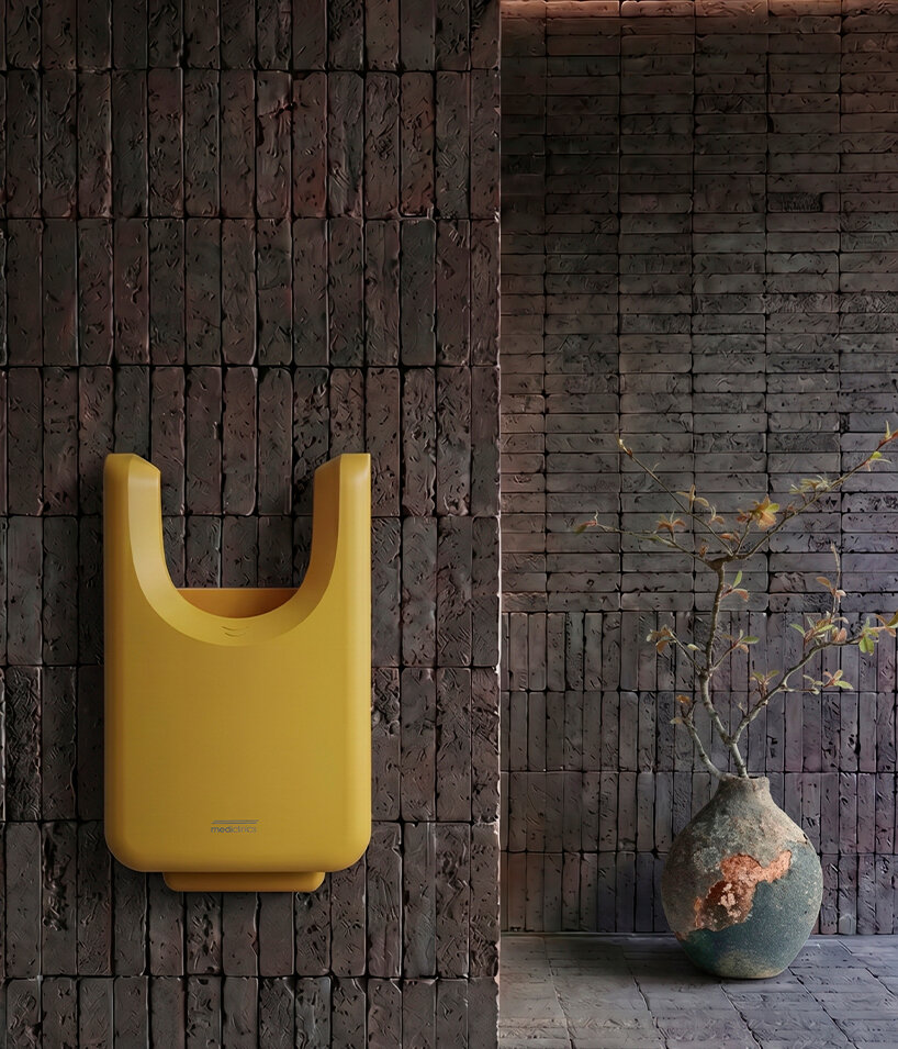 Mediclinics’ u-flow hand dryer merges ergonomics with unlimited color customization