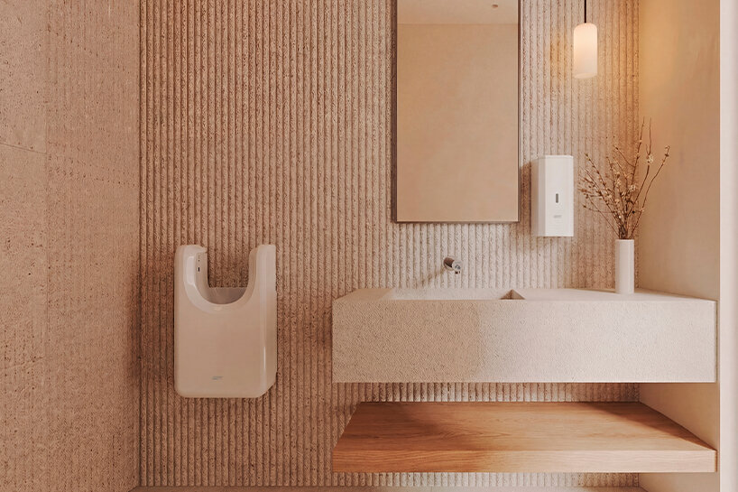 Mediclinics’ u-flow hand dryer merges ergonomics with unlimited color customization