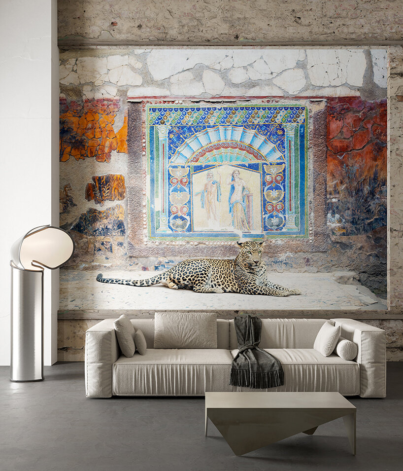 Exotic and painterly vistas unfold across inkiostro bianco’s fine art wallpapers