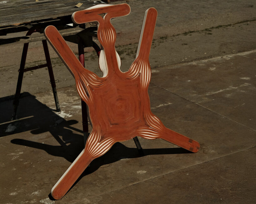 Hand-bent after 3D printing, oberdoerfer & krebs’ seating rethinks digital fabrication