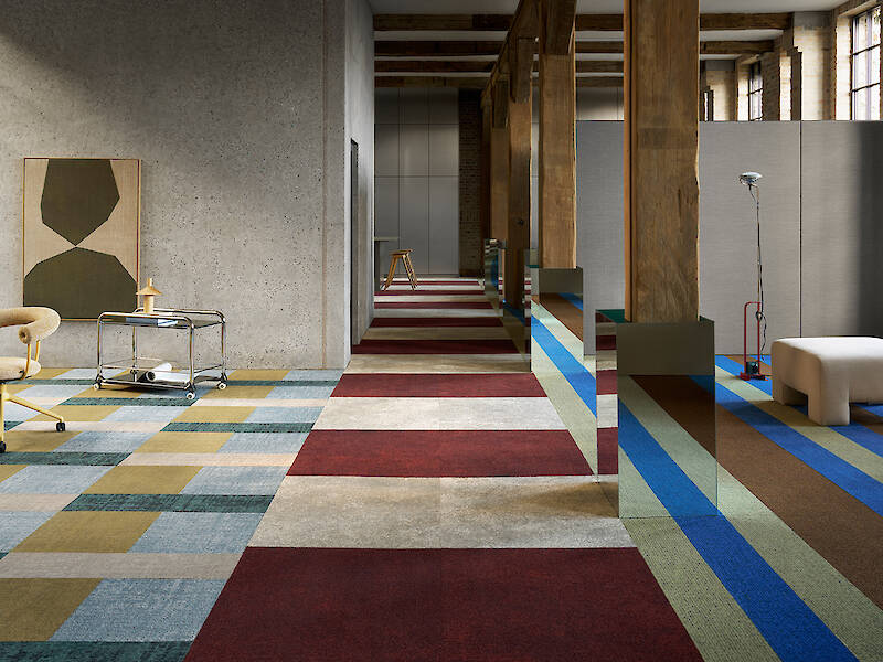 At 3daysofdesign, ege Carpets Mounted an Immersive Display Tying Shape to Sense