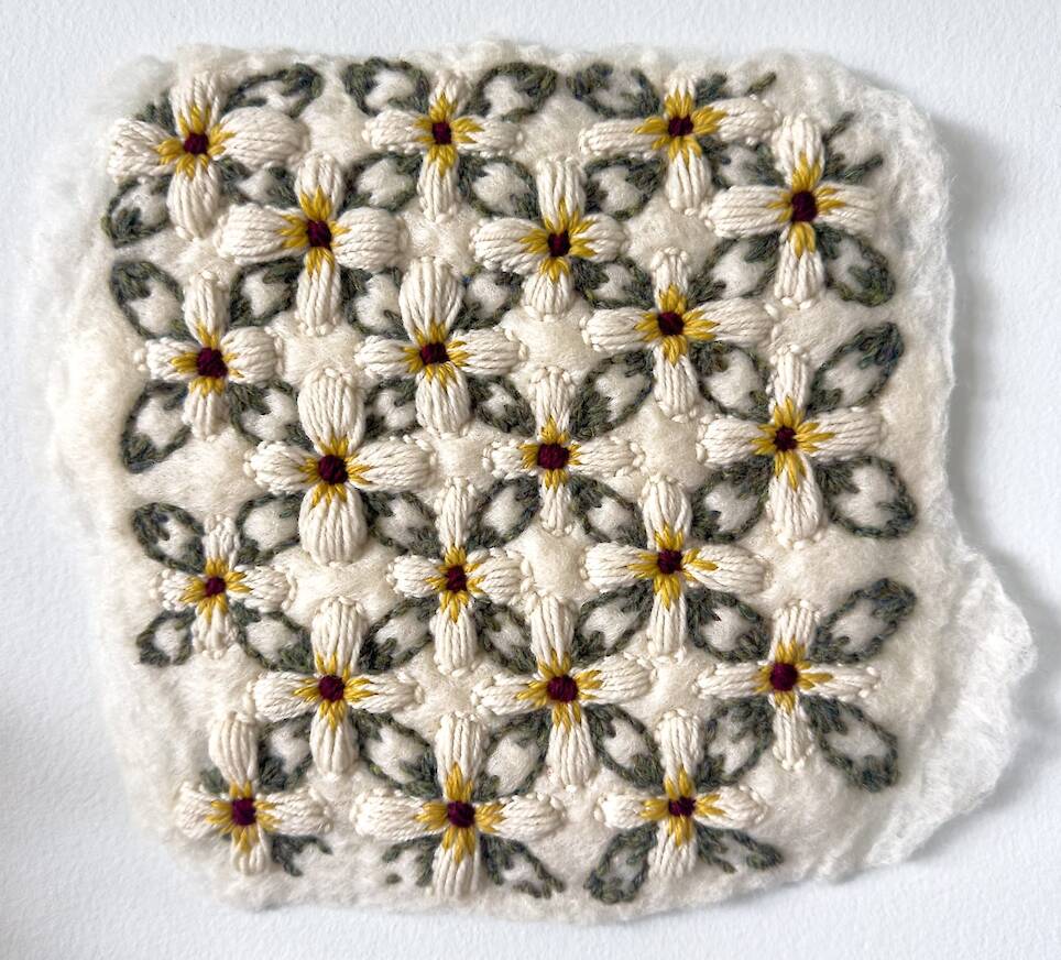 Animals and Ornament Emerge from Felted Wool in Holly Guertin’s Textiles