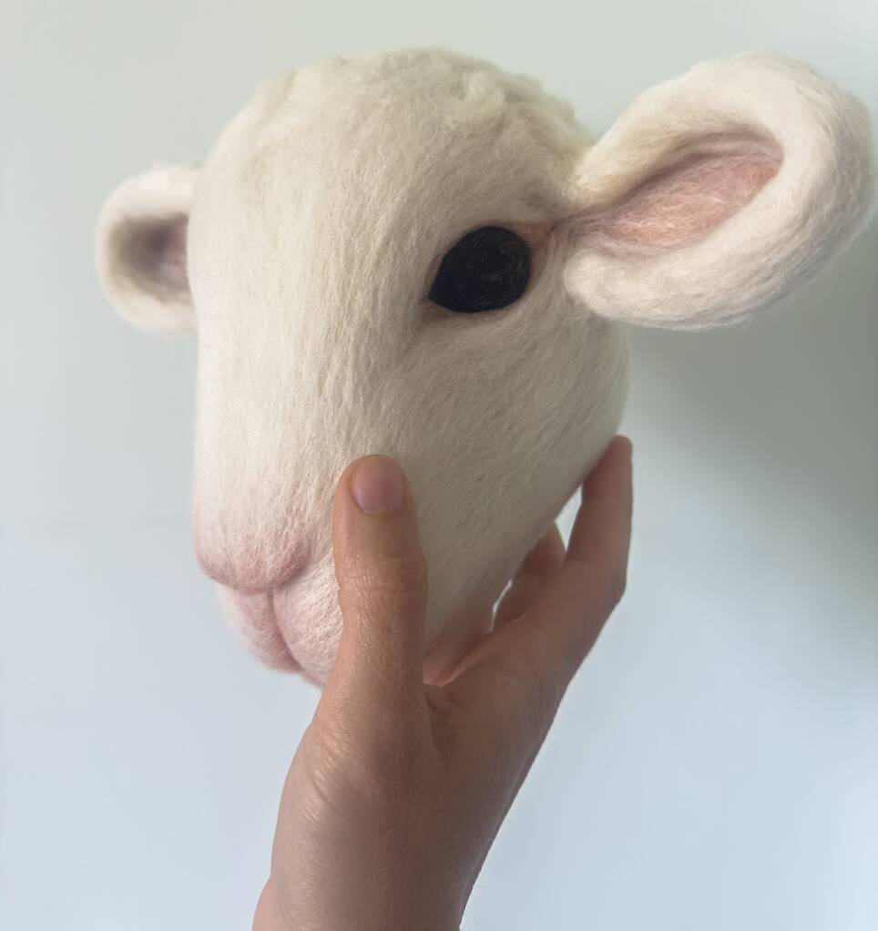 Animals and Ornament Emerge from Felted Wool in Holly Guertin’s Textiles