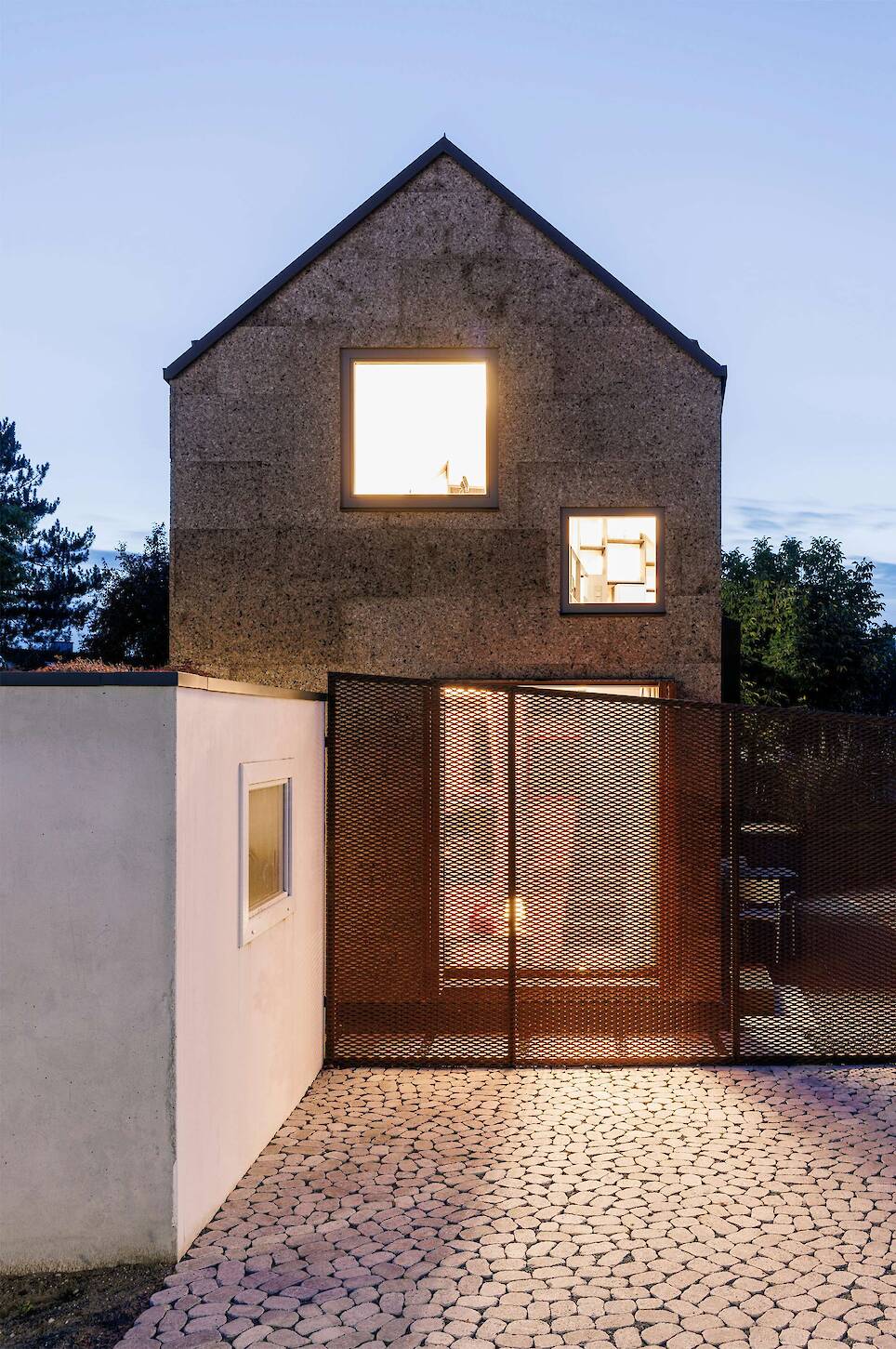 The Cork Facade Isn’t the Only Quirk of This Home Extension in Germany