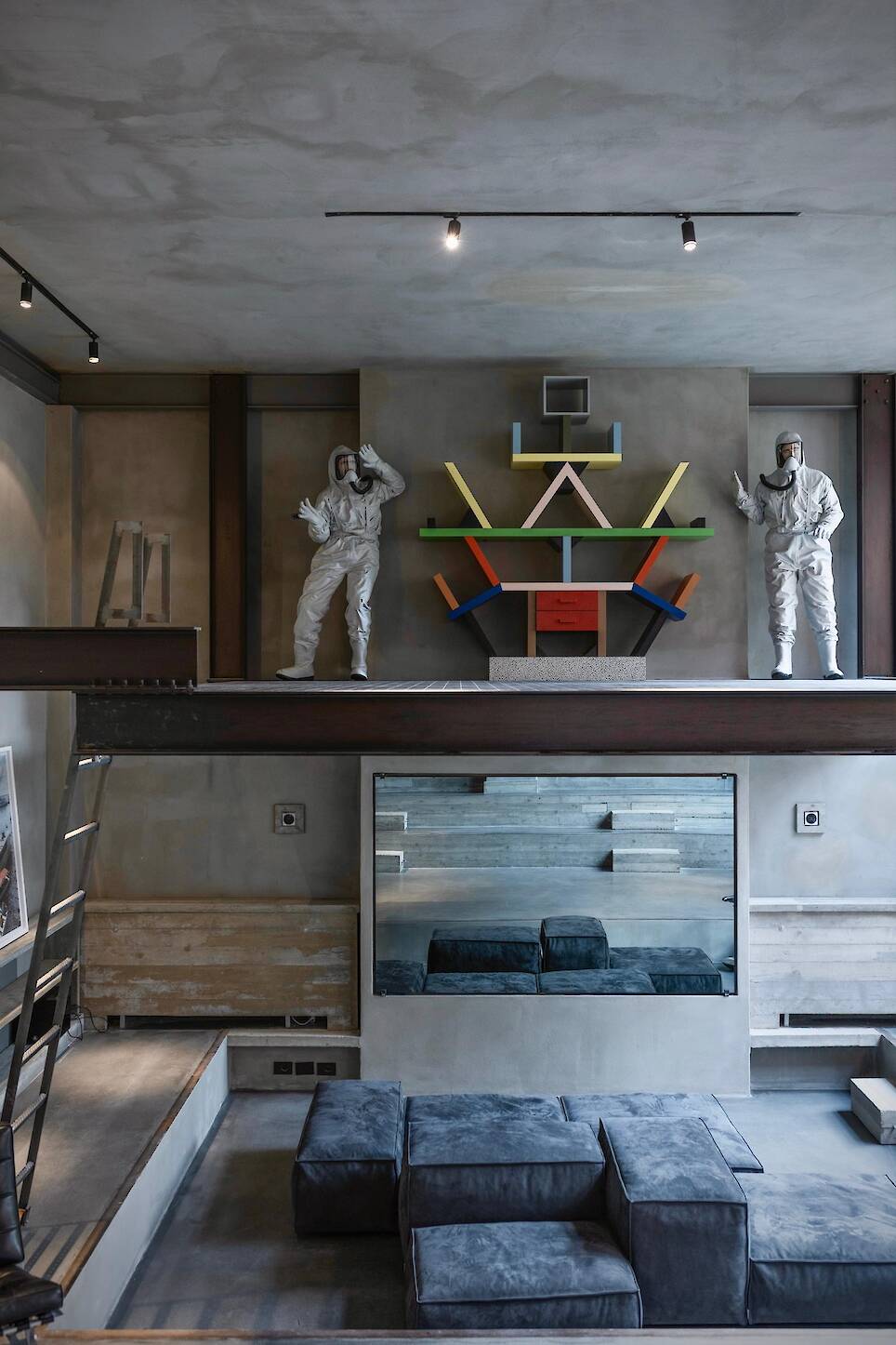 A Brutalist Home Becomes a Canvas for a Milanese Art Collector