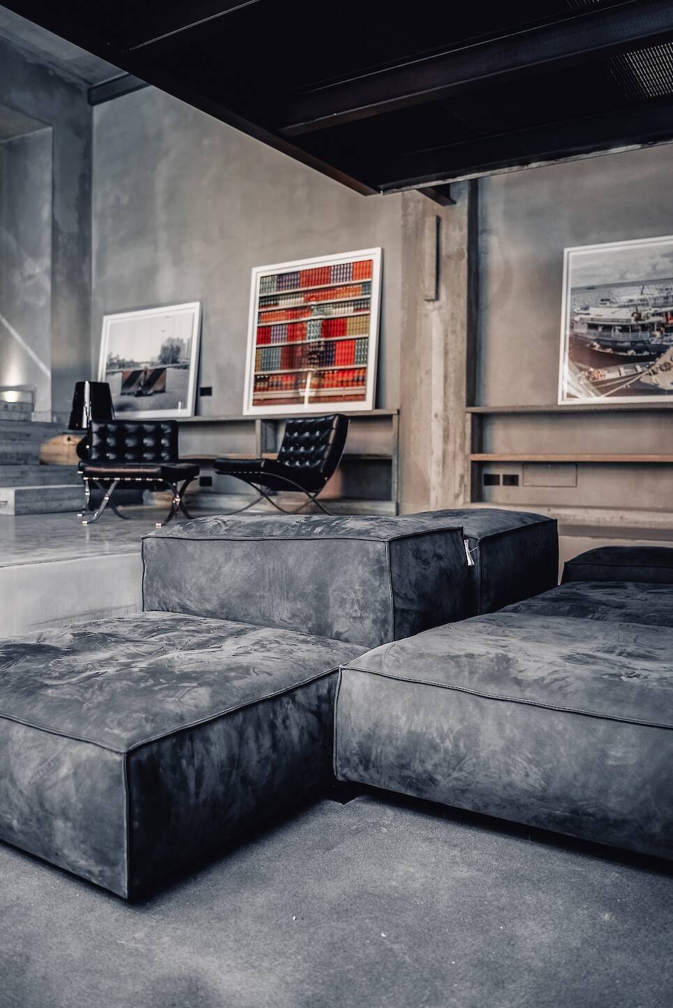 A Brutalist Home Becomes a Canvas for a Milanese Art Collector