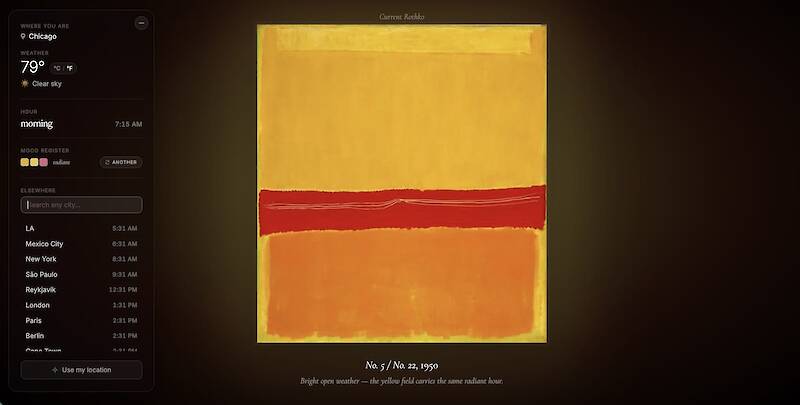 Mark Rothko’s Color Fields Mirror the Elements in a ‘Weather-to-Painting Experiment’