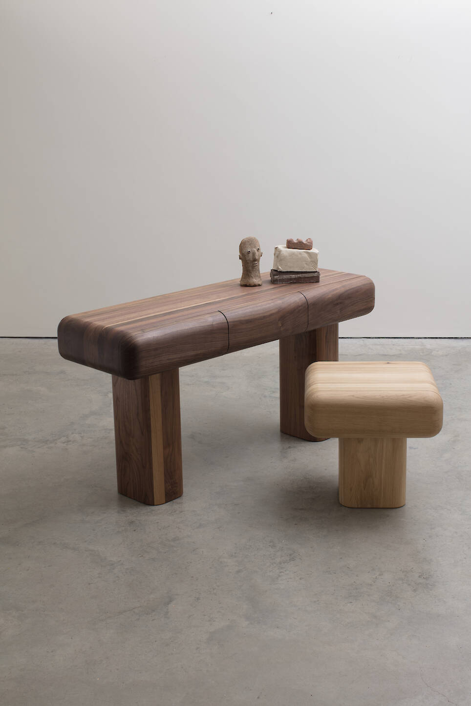 Faye Toogood unveils ‘Bone, Roll, Slump’, a swollen, sculptural furniture collection that feels...
