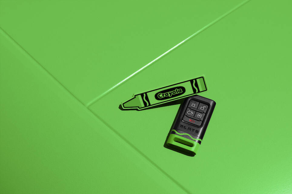 Slate’s First Collab Brings Crayola Colors to Its Customizable EV