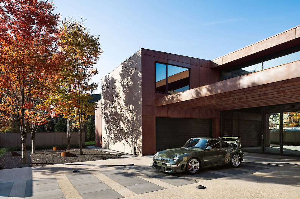 Explore a Modern Michigan Home Designed Around a Rare Porsche Collection
