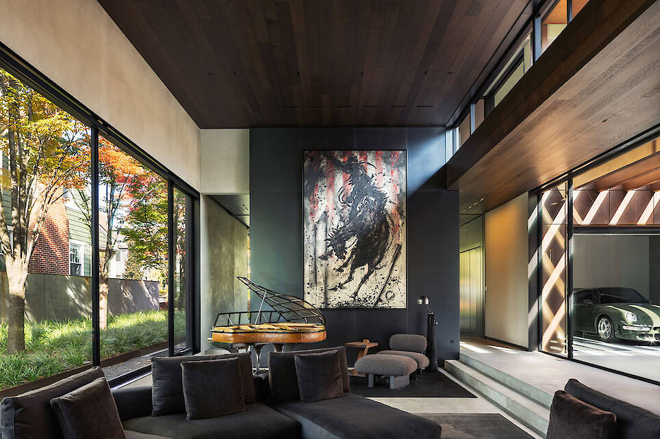 Explore a Modern Michigan Home Designed Around a Rare Porsche Collection