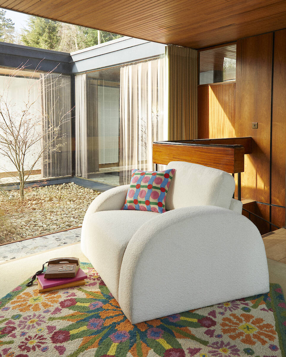 Yinka Ilori and Dunelm’s new furniture collection is colourful, accessible and tells a hidden...