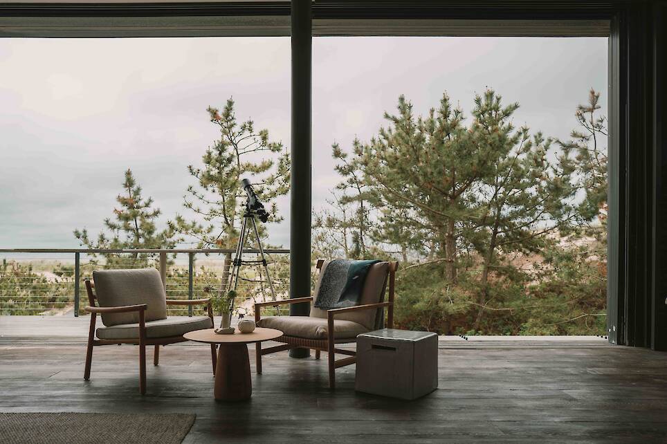 <p>‘Amanu’ chairs and ‘Dunes’ low table</p>