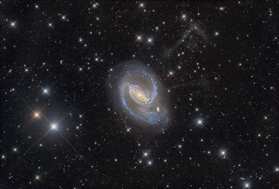 Paul Montague, “NGC 1097 – A Barred Spiral with Jets.” Honorable mention in the Deep Sky category