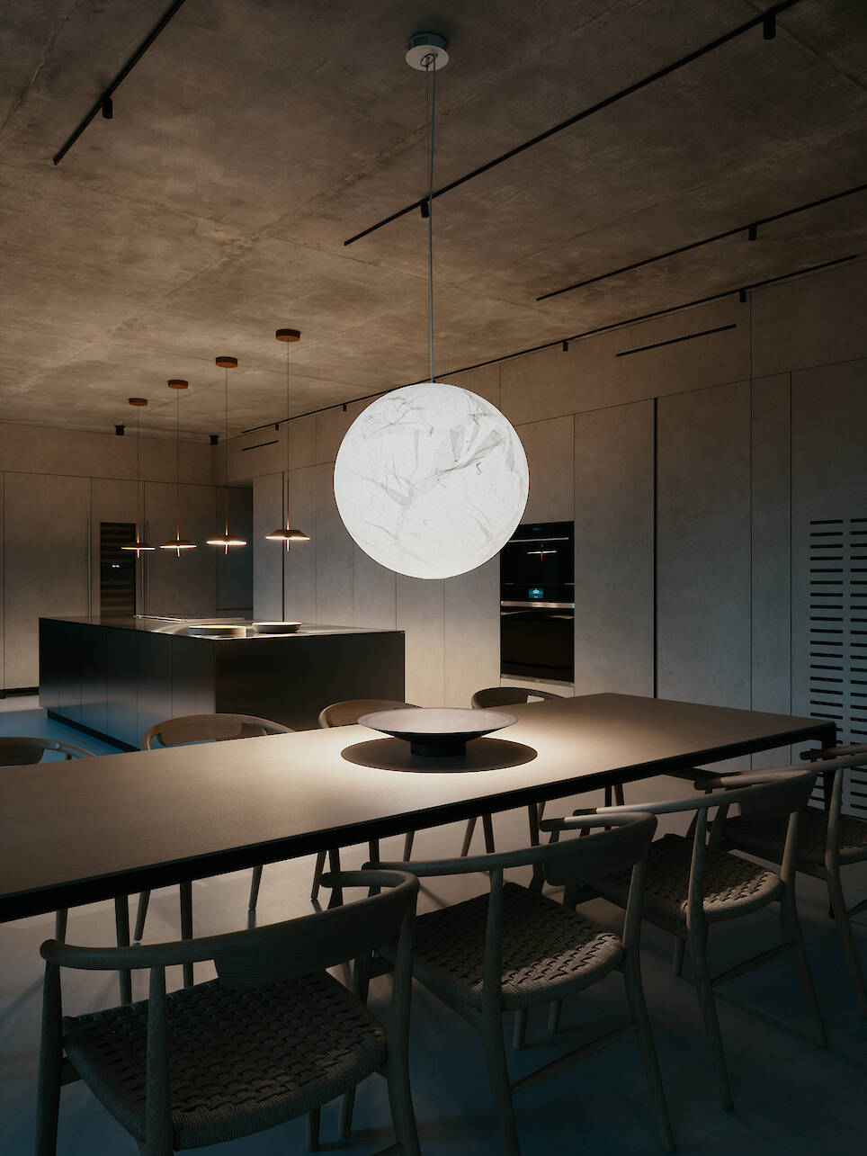 Miami house by studiokp2, a minimalist concrete building with clean surfaces and monumental volumes