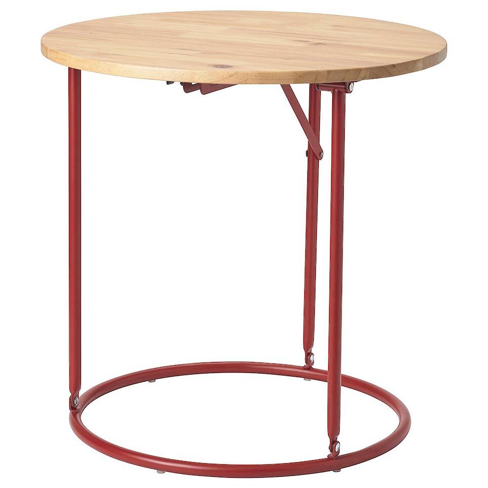 KompishÄng Side Table - Red Pine 50 Cm