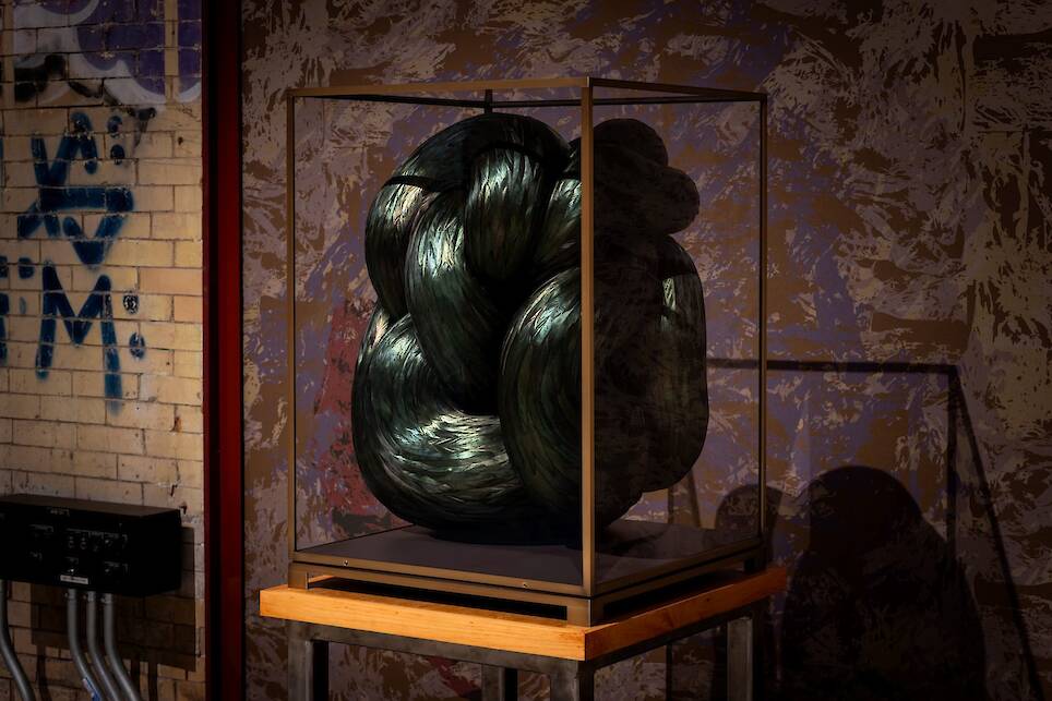 Kate MccGwire. Installation view of ‘The Ark’ at Powerhouse Arts, Summer 2026