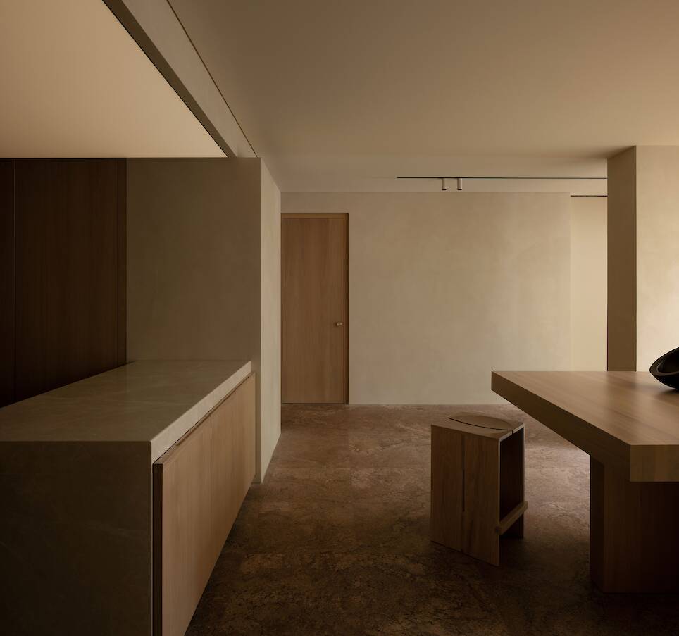Interior of a minimalist Australian home