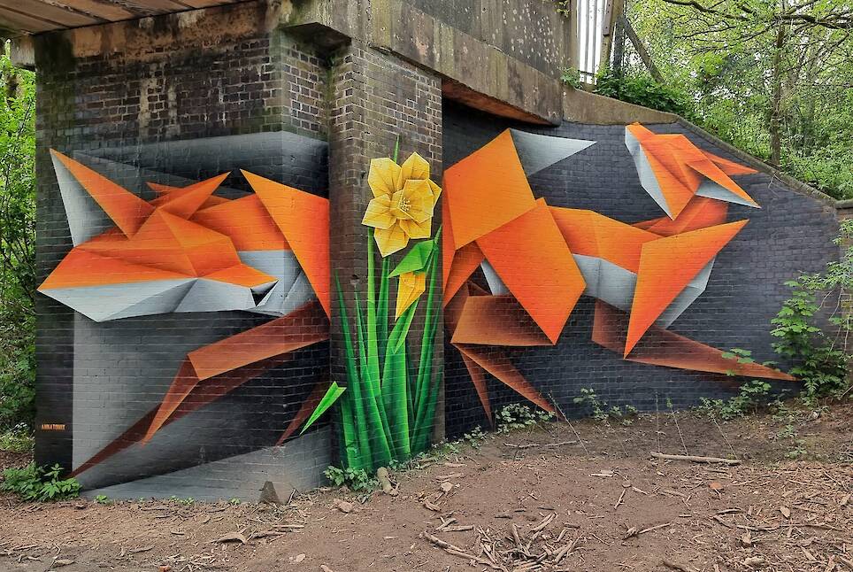 "Longbridge Foxes" (2023). All images courtesy of Annatomix, shared with permission