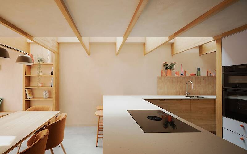 Pensaer’s craft-led London terrace extension is full of sculptural detailing