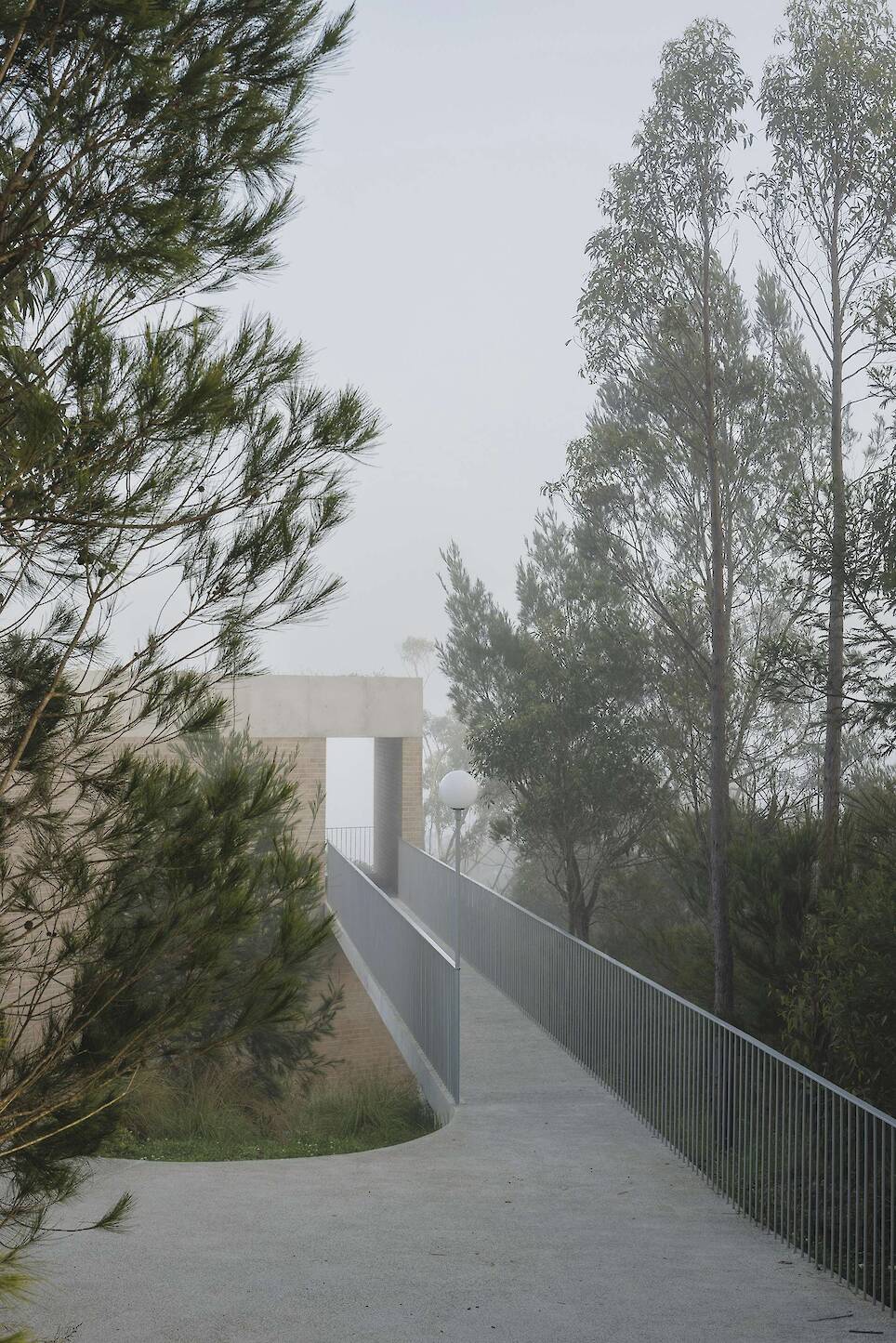 At an Australian Home Built Into a Cliff, You Enter Via the Footbridge - Photo 2 of 12 -