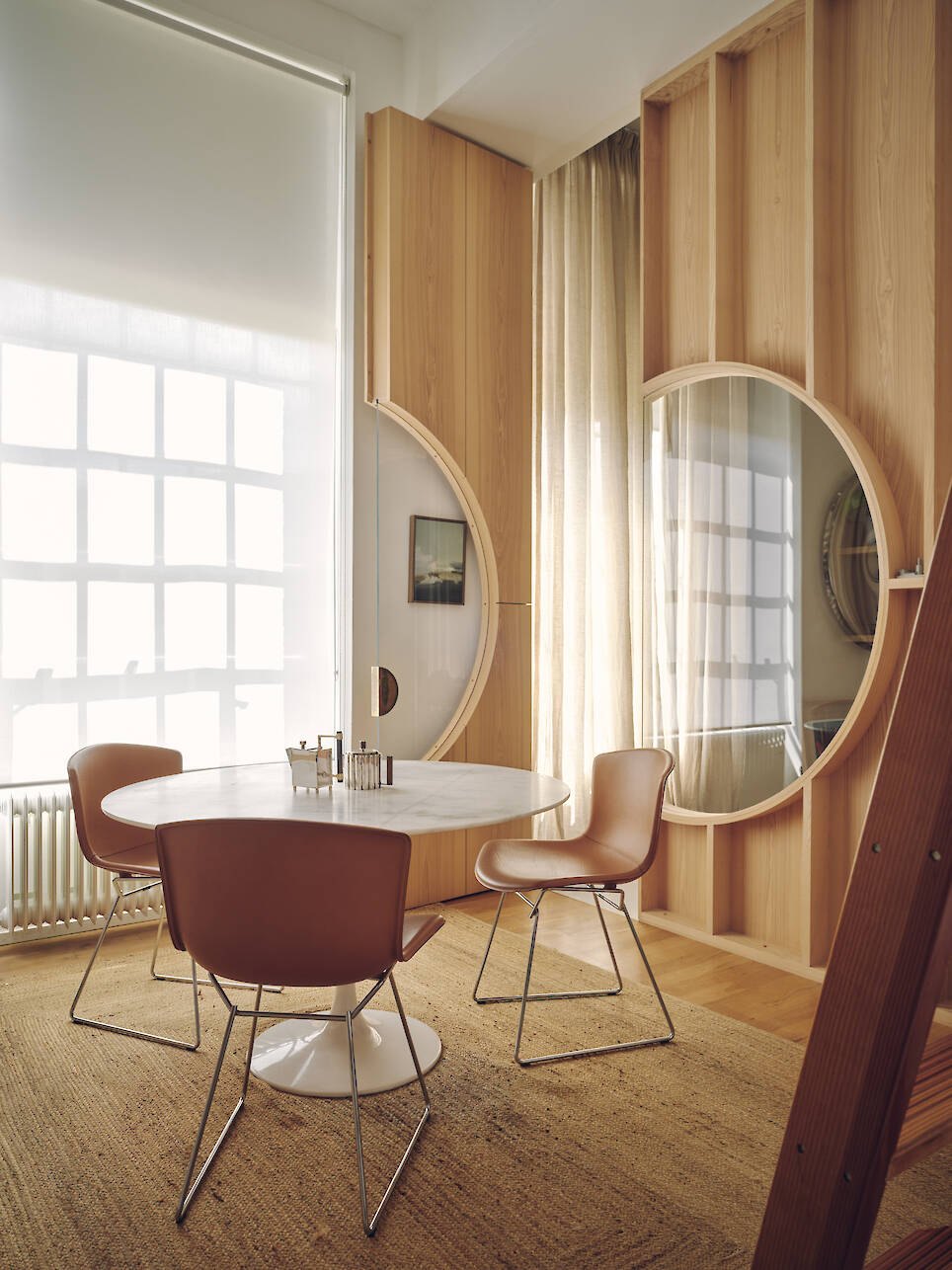 a london apartment by Piercy&Co, titled Apartment 21, with wooden interior and highly crafted details and organic feel
