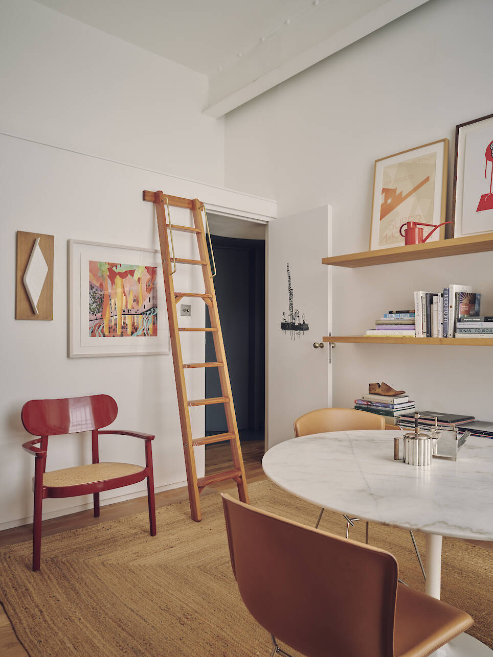 a london apartment by Piercy&Co, titled Apartment 21, with wooden interior and highly crafted details and organic feel