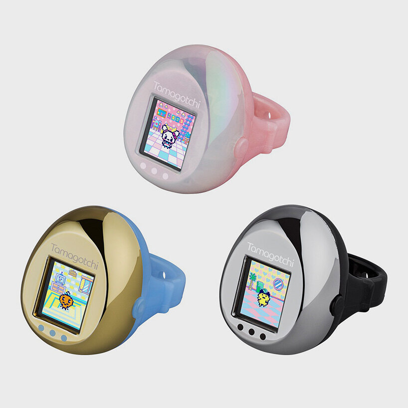 tamagotchi shrinks its classic digital pet into a wearable ring with LCD color screen - 14