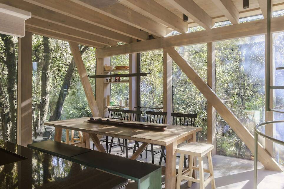 Almost Every Wall Is Glass at This Prefab Cabin in a Chilean Rainforest - Photo 10 of 17 -