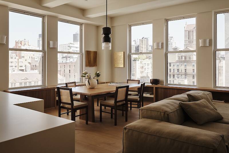 Studio Rosenthal Opens Up a Gramercy Park Apartment to the Light