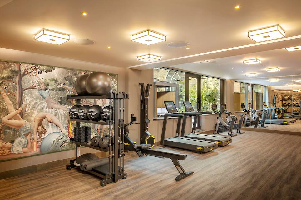 The gym at Imperial hotel Bloomsbury