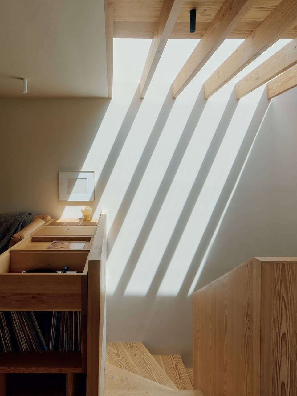 Precita House, San Francisco, a warm, natural-feeling home using timber and neutral colours