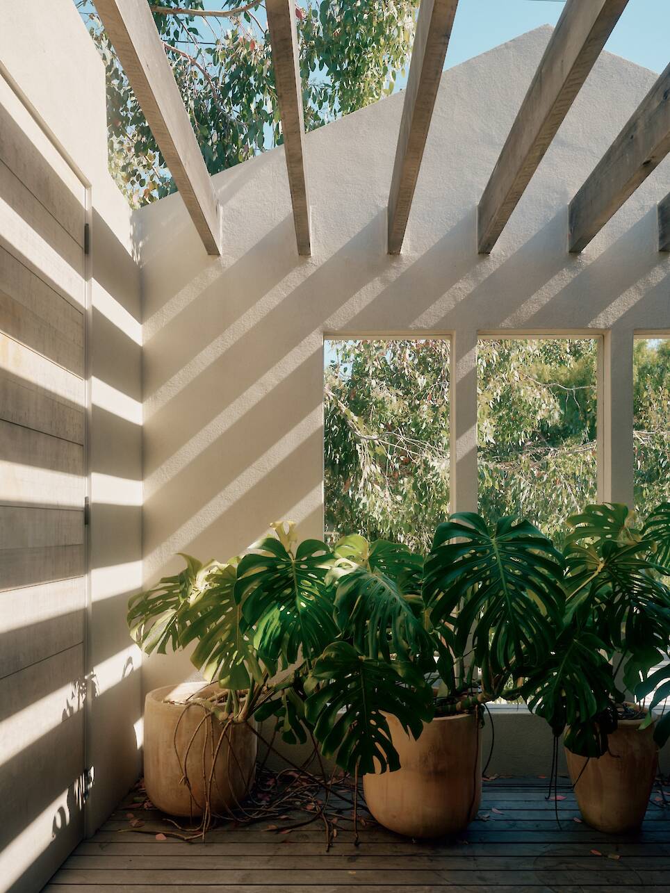 Precita House, San Francisco, a warm, natural-feeling home using timber and neutral colours